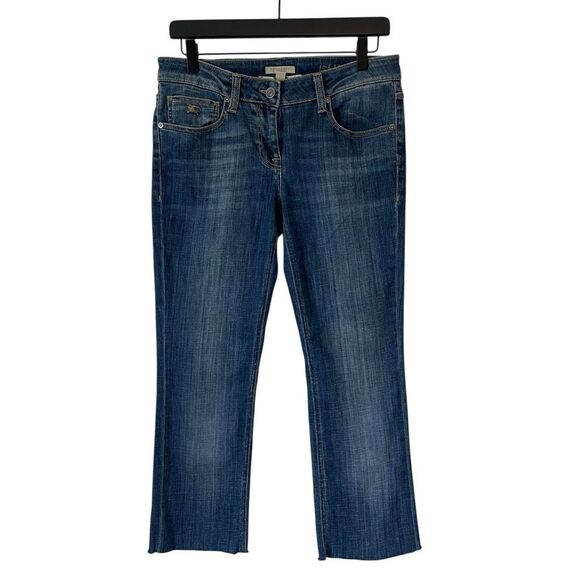 Burberry Brit Islington Low Rise Crop Boot Cut Jeans (altered length) Size 28 - Picture 1 of 12